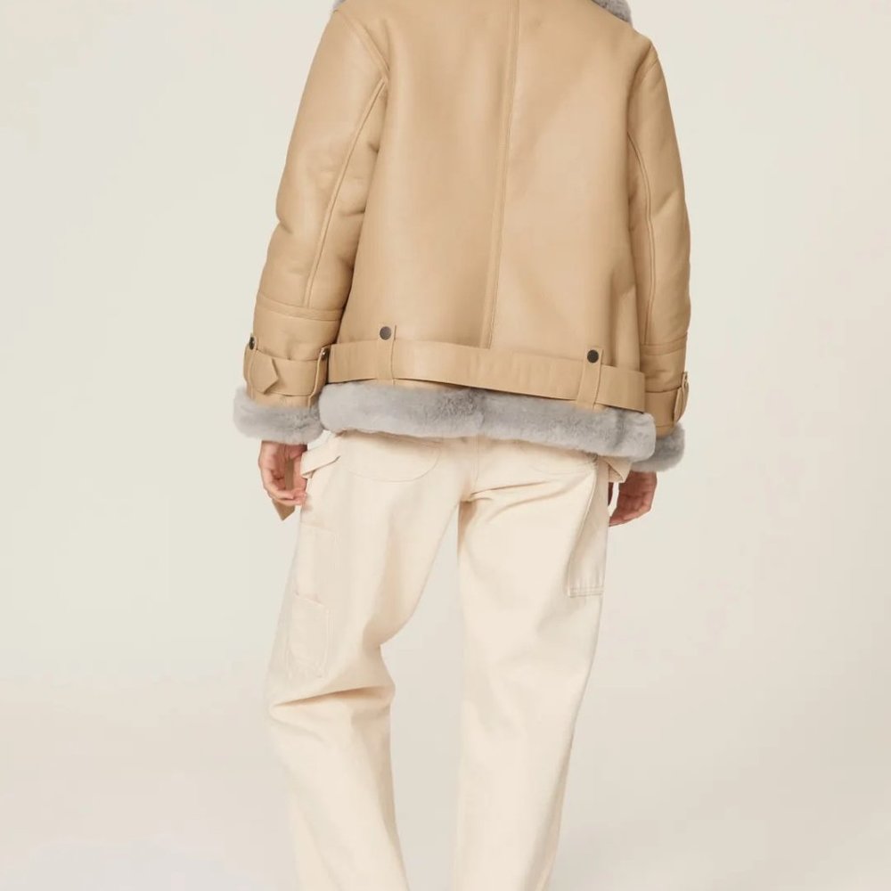The Arrivals Moya Shearling Coat/Jacket - Size S - Picture 4 of 10